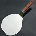 thumbnail image 1 of Cheers US 13inch Metal Pizza Peel with Wood Handle for Easy Storage Gourmet Luxury Pizza Paddle for Baking Homemade Pizza Bread, 1 of 6