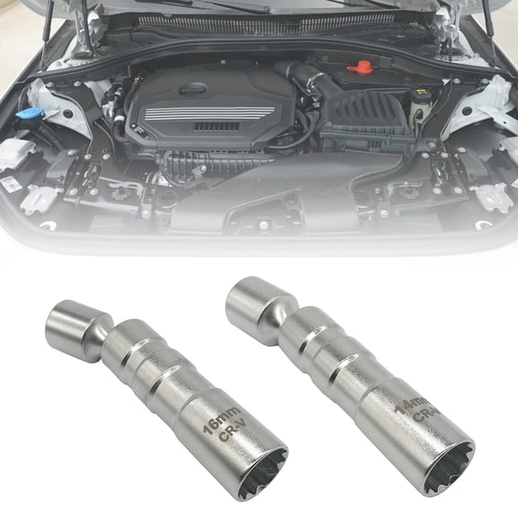 Cheers.US 14mm/16mm Magnetic Swivel Spark Plug Socket Removal Tool  Product is Durable, Wear-Resistant, and Ultra-Sturdy for BMW 1 series E81/E87-N43B