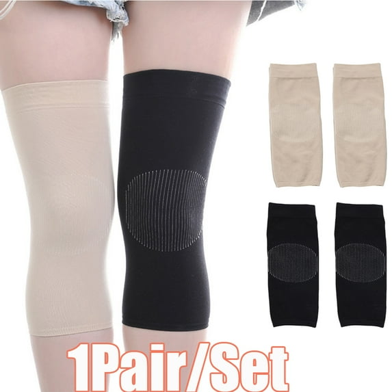 Cheers.US 1Pair Knee Compression Sleeves Elastic Sports Knee Pad Fitness Kneeling Pad Knee Brace Support Protectors