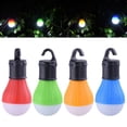 thumbnail image 1 of Cheers.US 1Pc/4Pcs 3 LED Tent Lamp Portable LED Tent Light Clip Hook Hurricane Emergency Lights LED Camping Light Bulb Camping Tent Lantern Bulb for Camping Hiking Fishing, 1 of 3