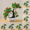 thumbnail image 1 of Cheers.US 1Pc Artificial Plants Bonsai Tree Bonsai Simulation Potted Plant Desk Fake Tree Decorative Bonsai Ornaments for Home Office Shop, 1 of 4