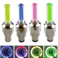 thumbnail image 1 of Cheers.US 1Pc Tire Valve Light Multi-functional Automotive Trim High Quality Plastic Practical Valve Cap Light for Bike, 1 of 7