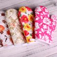 thumbnail image 1 of Cheers US 1Pc Vintage Grunge Floral Print Oven Mitts,Oven Mitts with Inner Cotton Layer for Cooking BBQ Baking| Durable Heat Resistant for Kitchen and Machine Washable | Eco - Friendly & Safe, 1 of 2