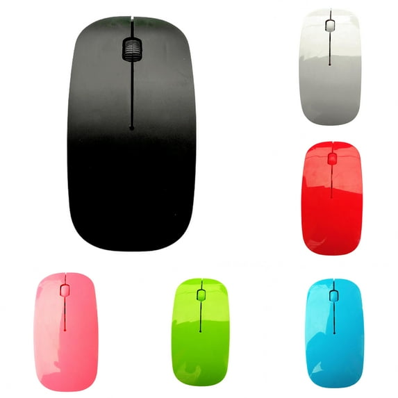 Cheers.US 2.4G Receiver Mouse,Portable Creative Mini Ultra Slim 2.4G Receiver Wireless Mouse for Laptop/PC/Mac/iPad pro/Computer