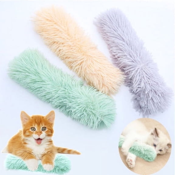 Cheers.US 2 PCS Cat Toys Cute Kitten Toys Interactive Cat Built-in Catnip Crinkle Ball Bite Resistant Interactive Toy,for Cat Gift Cat Lovers