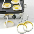 thumbnail image 1 of Cheers.US 2 Pcs/Set Nonstick Egg Rings Round Crumpet Ring Mold Shaper for English Muffins Pancake Cooking Griddle - Portable Grill Accessories for Camping Indoor Breakfast Sandwich Burger&nbsp;, 1 of 7
