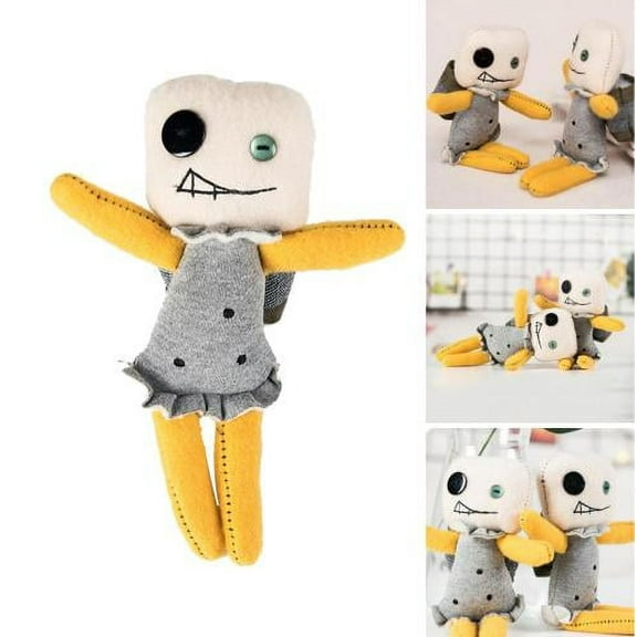 Cheers.US 20cm Soft Nightmare Plush Doll Stuffed Toy Backpack Decoration Pendant Ornament,Soft, Cute, Comfortable, Perfect Gift,Suitable for Bedroom, Living Room, Home, Office