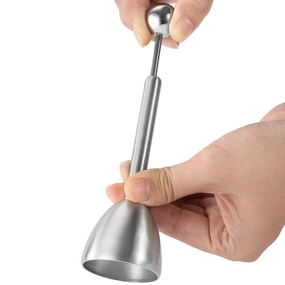Cheers.US 2PCS Egg Cracker Topper Cutter for Soft & Hard Boiled Eggs Stainless Steel Egg Shell Opener Separator Breaker Kitchen Tool
