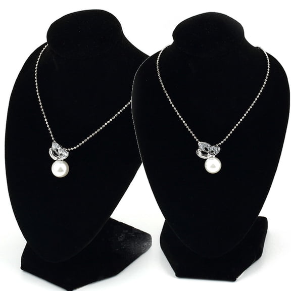 Cheers US 2Packs Jewelry Bust, Necklace Mannequin Display Stand for Store Retail, Closet Organization