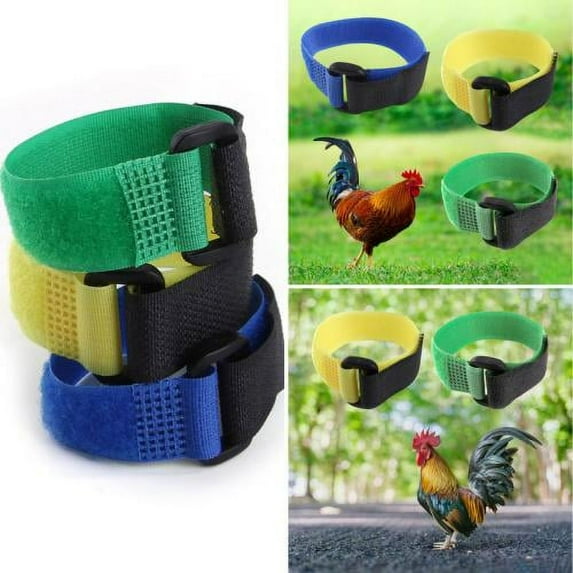 Cheers.US 2Pcs No Crow Rooster Collar, Chicken Collar Anti-Hook Noise Free Neckband No Crow Noise Neck Belt for Roosters - Prevent Chickens from Screaming, Disturbing Neighbors