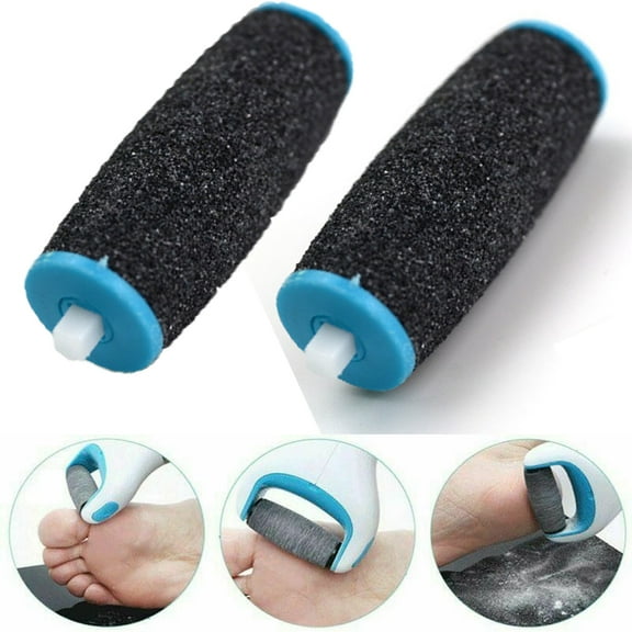 Cheers.US 2Pcs Electric Care Pedicure Kit Foot File Hard Skin Callus Remover Foot Grinder