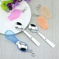 thumbnail image 1 of Cheers US 2Pcs Portable Folding Tableware Set Stainless Steel Spoon and Fork for Camping Travel and Other Outdoor Activities, 1 of 5