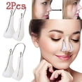 thumbnail image 1 of Cheers.US 2Pcs/Set Nose Shaper Clip Nose Beauty Up Lifting Silicone Pain-Free Nose Bridge Straightener Corrector Slimming Rhinoplasty Device for Wide Crooked Nose High Up Tool, 1 of 7