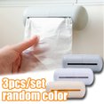 thumbnail image 1 of Cheers.US 3 Pcs/Set Wall-Mounted Garbage Bag Finishing Storage Box Kitchen Plastic Bag Extraction Box Rubbish Bag Organizer Capsule Design Mini Storage Box for Kitchen Bathroom, 1 of 7