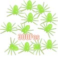 thumbnail image 1 of Cheers.US 300Pcs/Set Realistic Small Plastic Spider Toys of Black and Glow in The Dark for Scary Prank Props Halloween Decor Supplies, 1 of 2