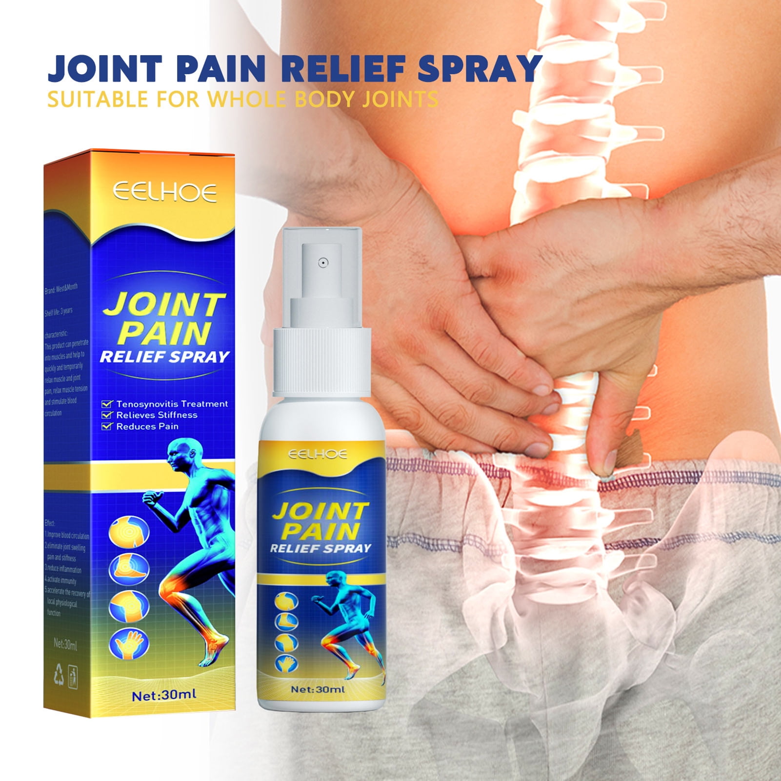 Cheers US 30ML Pain Reliever Spray Made With Natural Ingredients