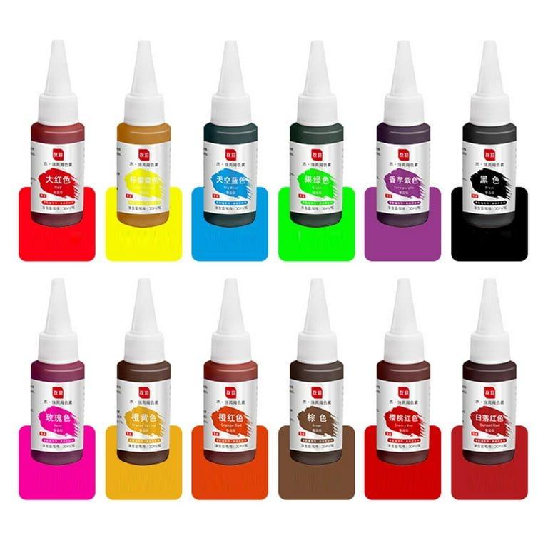 Crafters Liquid Pigments - Primary Colors - Red, White, Blue