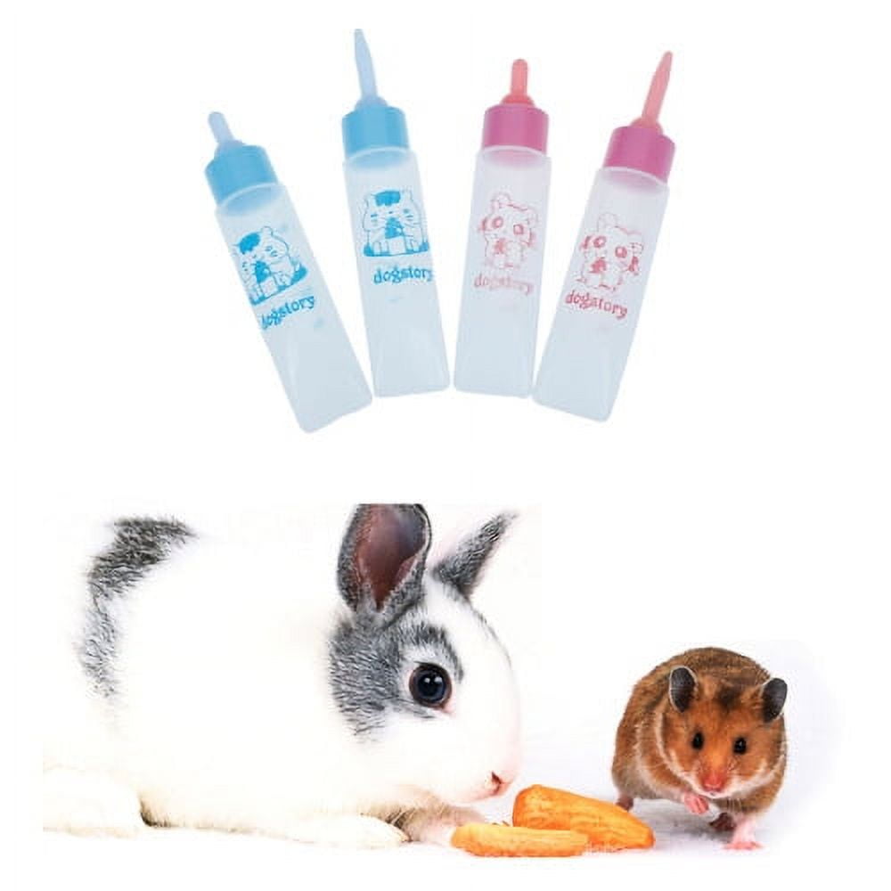 Cheers.US 30ml Pet Nursing Bottle Kits Replacement Nipple Cat Feeding