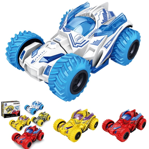 Cheers.US 360 Degree Rotation Anti-friction Truck Toys - Friction Powered Toy Cars Push for Kids Best Christmas Birthday Party Gift for Boys Girls