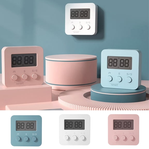 Cheers.US 3PCS Multi-Function Electronic Timer, Kitchen Timer, Learning Management Timer, Suitable for Kitchen, Study, Work, Exercise Training, Outdoor Activities
