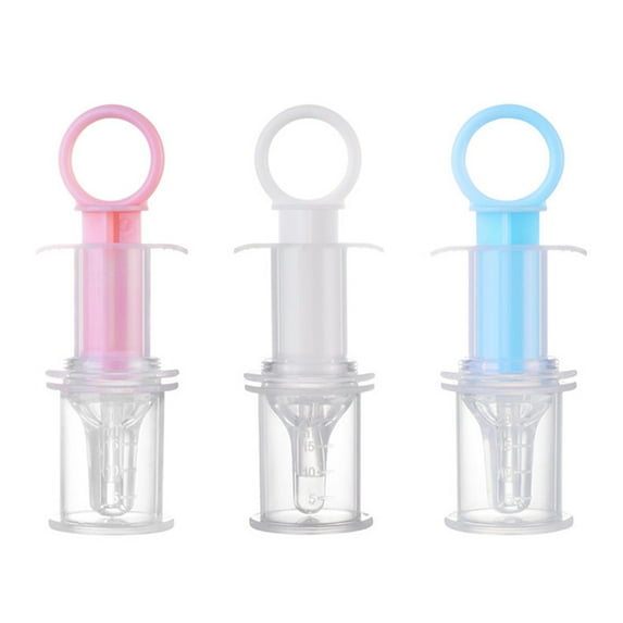 Cheers.US 3Pcs Baby Feeder Dispenser Feeder Infant Feeding Utensils with Nipple Pacifier for Feeding Medicine Water Juice Suitable for Infants Newborns