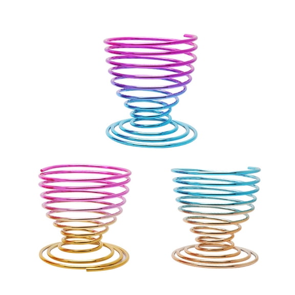 Cheers.US 3Pcs Beauty Sponge Blender Holder, Makeup Sponge Drying Stand Storage Egg Powder Puff Display Stand