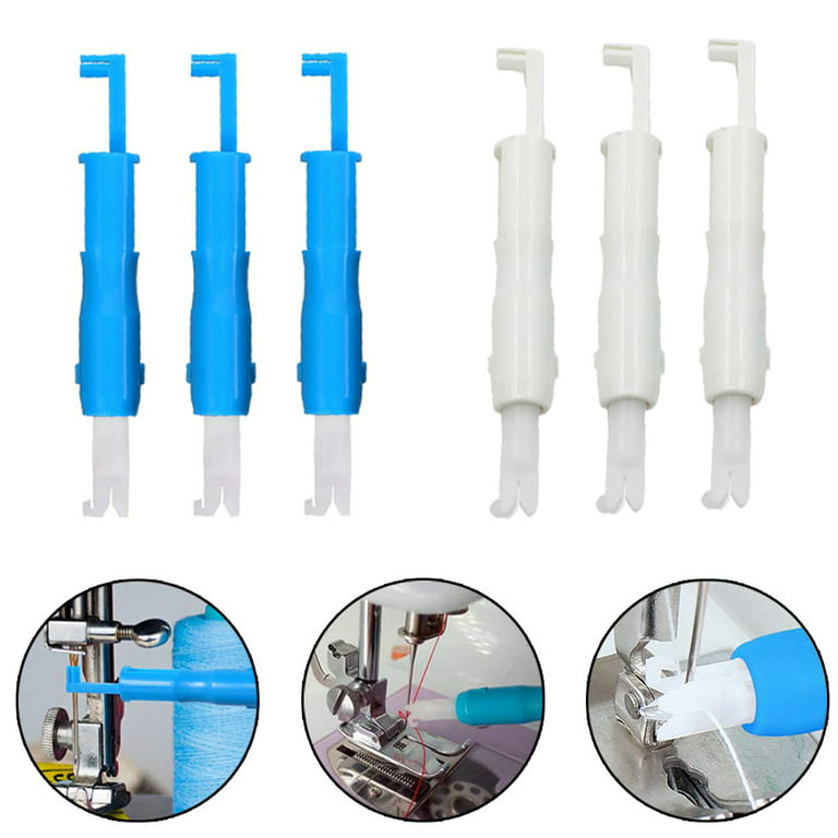 Cheers.US 3Pcs Needle Threader for Sewing Machine, Needle Threading Tool  for Sewing Machine, Automatic Needle Threader Suitable for Household Sewing