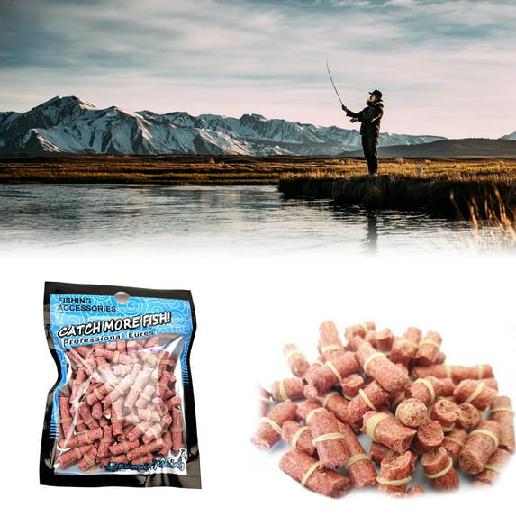 Cheers.US 3Pcs Red Smell Grass Baits Attractive Multifunction Eco-friendly Artificial Red Grass Carp Lure for Fishing Lover