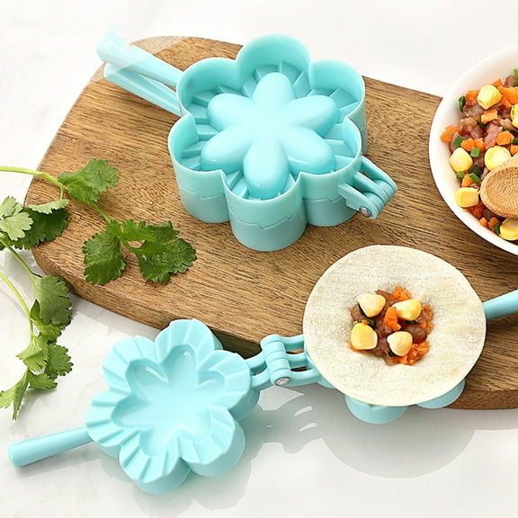 Cheers US 3Pcs/Set Empandas Press, Ravioli Mold Pierogi Dumpling Maker, 2-in-1 Dough Cutter/Dumpling Mold for Hand Pie, Empanada, Dumpling, Pierogi & Ravioli