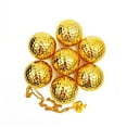 thumbnail image 1 of Cheers.US 42.6mm Golden Golf New Electroplated Golden Ball Gift Golf Competition Double Golf, 1 of 6