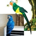 thumbnail image 1 of Cheers.US 45cm Artificial Foam Parrot Birds for Modern Home Garden Zoo Ornament Decoration, 1 of 7