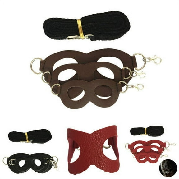 Cheers.US 4Pcs Plastic Portable Pet Rat Rabbit Harness Adjustable Anti-lost Lead Rope,Harmless, Cat Teaser, Anti-lost for Small Pets, Like Hamster, Rabbit, Squirrel, Chinchilla