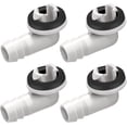 thumbnail image 1 of Cheers.US 4cs Air Conditioner Drain Hose Connector Elbow Fitting with Rubber Ring, Universal Fit Mini-Split AC Unit and Window Air Conditioning Unit, 1 of 7