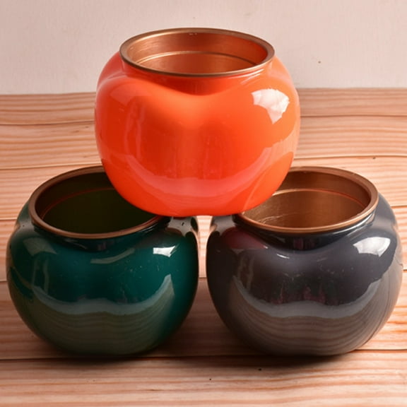 Cheers US 5.31" x 4.33" Round Plastic Plant Pots with Long Lasting (3 Count)