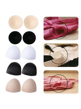 6 Pairs Bra Pads Inserts Removable Bra Pads Sports Cups Bra Inserts  Breathable Sponge Pads