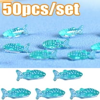 Cheers US 50Pcs Shark Mini Sea Creature Toys Mini Ocean Animal Figures Plastic Educational Sea Creature Toys Realistic Miniature Figurines Bath Pool Toys