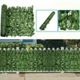 thumbnail image 1 of Cheers.US 50x100cm Artificial Ivy Privacy Fence Screen, Artificial Hedges Fence and Faux Ivy Vine Leaf Decoration for Outdoor Garden Decor, 1 of 7