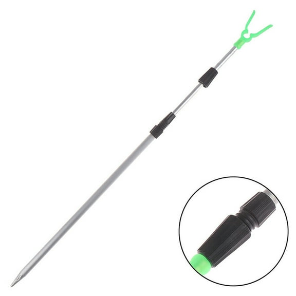 Cheers.US 53cm Aluminum Pole Rack Fishing Rod Sports Stand Bracket Adjustable Telescopic Holder