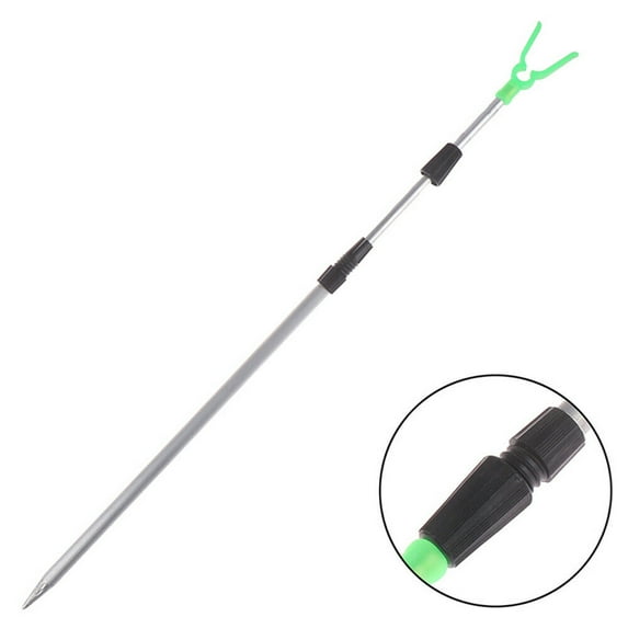 Cheers.US 53cm Aluminum Pole Rack Fishing Rod Sports Stand Bracket Adjustable Telescopic Holder