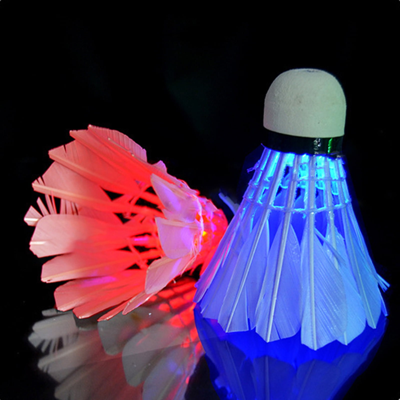 Cheers US 5Packs LED Badminton Birdies, LED Colourful Shuttlecock Dark