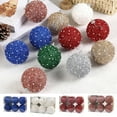 thumbnail image 1 of Cheers.US 6Pcs 8cm Christmas Balls Ornaments for Xmas Christmas Tree Theme Assorted Shatterproof Christmas Ball Ornament Set Decorations Festive Party, 1 of 7