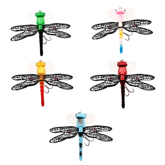 Cheers.US 7.5cm/6.2g Dragonfly Artificial Fishing Lures Dragonfly Bait Insect Road Sub Bait Fly Bionic Bait