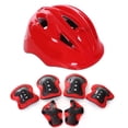 thumbnail image 1 of Cheers US 7Pcs Child Rider Series Gear Set for Multi Sports Scooter Skateboarding Biking Roller Skating for Beginner to Advanced Helmet Knee and Elbow Pads with Wrist Guards, 1 of 6