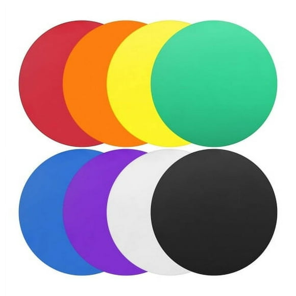 Cheers.US 8Pcs Jar Gripper Pads Rubber Jar Lid Grip Pad Silicone Bottle Opener Grippers Round Non- Slip Kitchen Coasters Kitchen Gadget for Seniors Kids Women