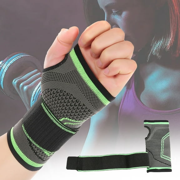Cheers.US Adjustable Wrist-guard Hook and Loop Closure Breathable Skin-friendly Compression Strap Protector Gloves Wristbands Wrist Brace Sport Wrist Support for Fitness