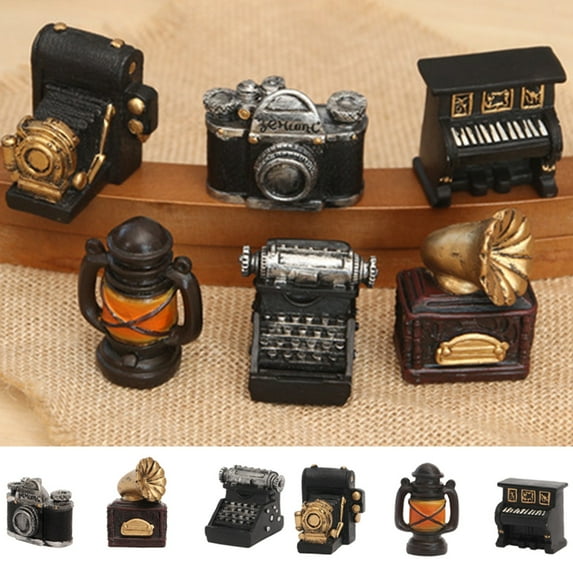 Cheers.US Antique Mini Home Appliance Decoration, Collectible Figurines,Decorating Cafe Bar,Halloween Decor Props for Any Room,Décor Accents or Kid's Toys