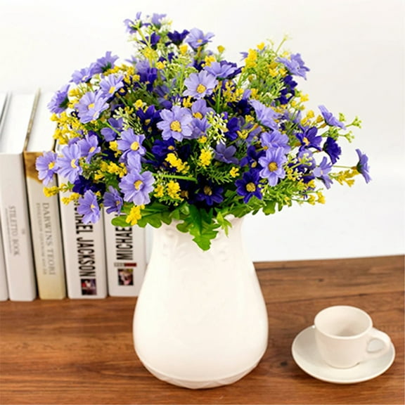 Cheers US Artificial Flower 1 Bouquet 28 Heads Artificial Silk Fake Leaf Home Party Wedding Decor