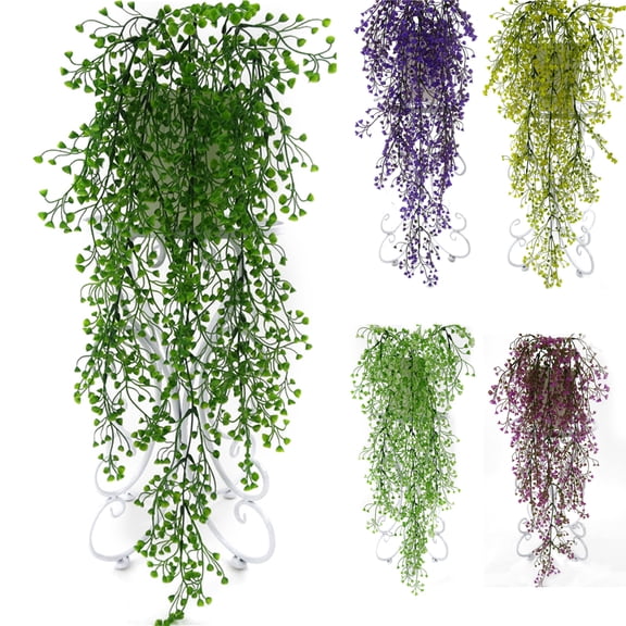 Cheers.US Artificial Ivy Trailing Vine Fake Foliage Flower Hanging Garland Basket Plant
