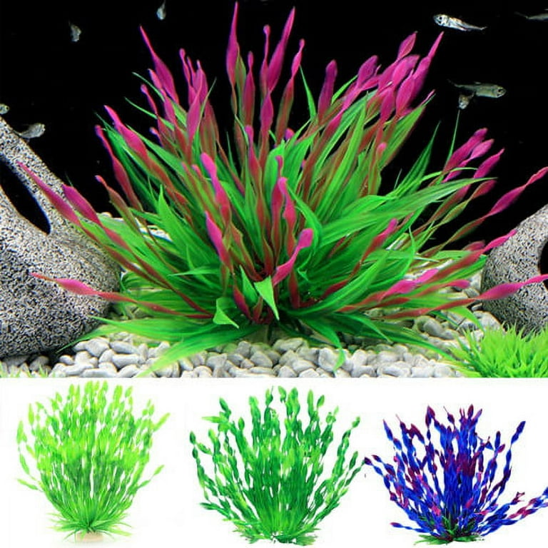 Cheers.US Artificial Seaweed Water Plants for Aquarium, Plastic