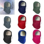 Cheers US Balaclava Ski Mask Winter Face Mask Cover for Extreme Cold Weather Fleece Hood Snow Gear for Men %26 Women Unisex Double Layer Polar Fleece Cycling Skiing Hat